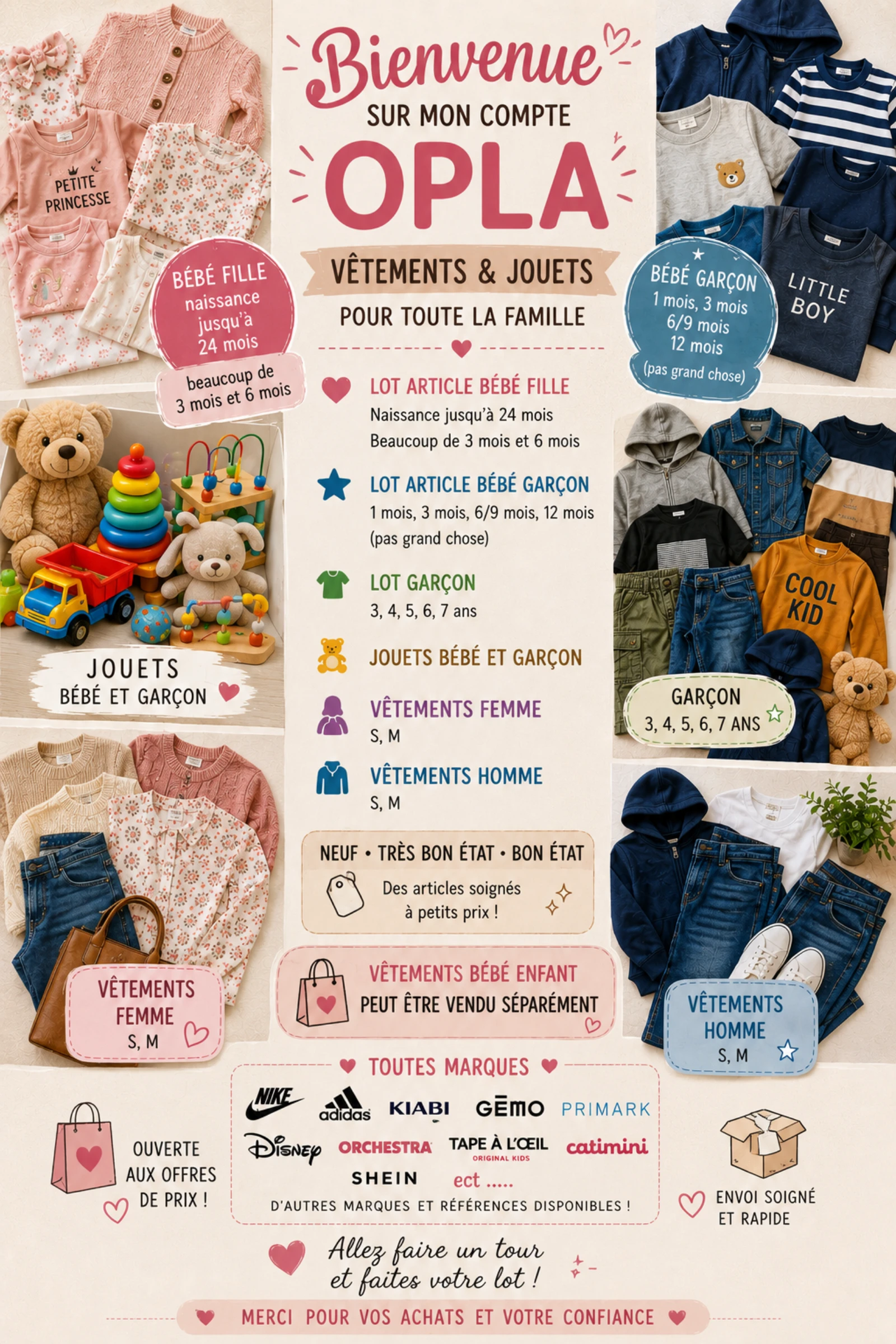 Ropa de bebé niña diferentes tallas diferentes marcas – photo 2